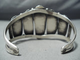 Tremendous Vintage Native American Navajo Turquoise Sterling Silver Bracelet-Nativo Arts