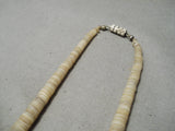 Native American Rare Older Vintage Santo Domingo Graduating Shell Turquoise Necklace Old-Nativo Arts