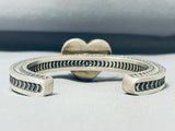 One Of The Best Purple Mohave Turquoise Native American Navajo Sterling Silver Bracelet-Nativo Arts