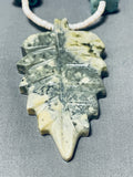 Native American Rare Vintage Cochiti Turquoise Sterling Silver Necklace-Nativo Arts