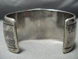 Museum Vintage Hopi/ Native American Navajo Turquoise Sterling Silver Bracelet Old-Nativo Arts