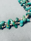 Native American 100 Gram Vintage Santo Domingo Royston Turquoise Heishi Necklace-Nativo Arts