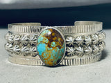 Exceptional Vintage Native American Navajo Royston Turquoise Sterling Silver Bracelet-Nativo Arts