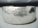 Superb Vintage Navajo Native American Sterling Silver Bracelet-Nativo Arts