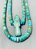 Native American One Of The Best Ever Vintage Santo Domingo Turquoise Heishi Necklace-Nativo Arts
