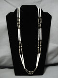 Vintage Navajo Necklace Sterling Silver Native American-Nativo Arts