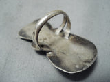 Incredible Vintage Native American Navajo Royston Turquoise Sterling Silver Ring Old-Nativo Arts