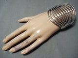12-story Incredible Navajo Sterling Silver Bracelet Native American-Nativo Arts
