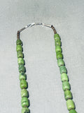 Native American Exceptional Santo Domingo Turquoise Sterling Silver Necklace-Nativo Arts