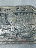 4 And A Half Inch Long Astounding Vintage Native American Navajo Sterling Silver Buckle Signed-Nativo Arts