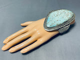 The Best Tso Family Native American Navajo #8 Turquoise Sterling Silver Bracelet-Nativo Arts