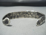 Very Early Ingot Silver Native American Navajo Snake Bracelet-Nativo Arts