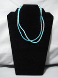Amazing Vintage Navajo Choker Turquoise Sterling Silver Native American Necklace-Nativo Arts