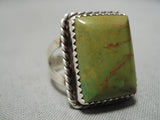 Important Shiprock Artist Vintage Native American Navajo Royston Turquoise Sterling Silver Ring-Nativo Arts