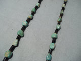 Fantastic Santo Domingo Royston Turquoise Heishi Necklace Native American-Nativo Arts