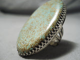 Magnificent Navajo #8 Turquoise Sterling Silver Ring Native American-Nativo Arts