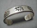 Quality Vintage Hopi Nathtan Fred Sterling Silver Native American Bracelet-Nativo Arts