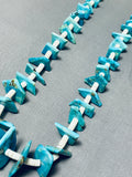 Native American Outstanding Vintage Santo Domingo Turquoise Necklace-Nativo Arts