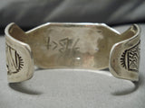 Best Vintage Native American Navajo Authentic Floyd Becenti Turquoise Sterling Silver Bracelet-Nativo Arts