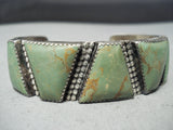 One Of The Most Unique Vintage Native American Navajo Royston Turquoise Sterling Silver Bracelet-Nativo Arts