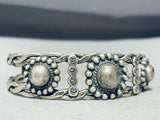 Early 1900's Vintage Navajo Sterling Silver Wire Bracelet-Nativo Arts