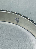 Astonishing Vintage Native American Navajo Morenci Turquoise Sterling Silver Bracelet-Nativo Arts