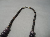 Native American Stunning Vintage Santo Domingo Tubule Necklace Old-Nativo Arts