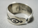 Important Jeanette Dale Vintage Native American Navajo Turquoise Sterling Silver Ring-Nativo Arts