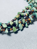 Phenomenal Vintage Native American Navajo 5 Strand Royston Turquoise Necklace-Nativo Arts