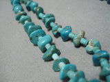Tremendous Vintage Santo Domingo Native American Sterling Silver Necklace-Nativo Arts