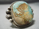 Native American Important Ben Begaye Vintage Royston Turquoise Sterling Silver Ring-Nativo Arts