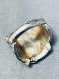 Native American Magnificent Vintage Powerful Turquoise Sterling Silver Ring-Nativo Arts