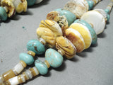 Tremendous Santo Domingo Native American Turquoise Spiny Oyster Necklace-Nativo Arts