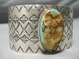 Outstanding Native American Navajo Royston Turquoise Sterling Silver Bracelet-Nativo Arts