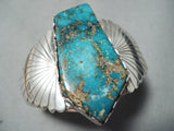 Astonishing Vintage Native American Navajo Royston Turquoise Sterling Silver Bracelet-Nativo Arts