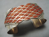 Striking Vintage Zuni Native American Sterling Silver Bracelet-Nativo Arts