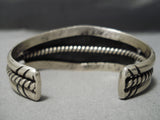 Amazing Vintage Native American Navajo Carico Lake Turquoise Sterling Silver Bracelet Old-Nativo Arts