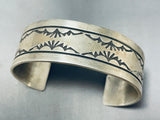 Brilliant Native American Navajo Sterling Silver Bracelet-Nativo Arts