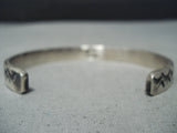 Impressive Navajo Sterling Silver Bracelet Native American-Nativo Arts