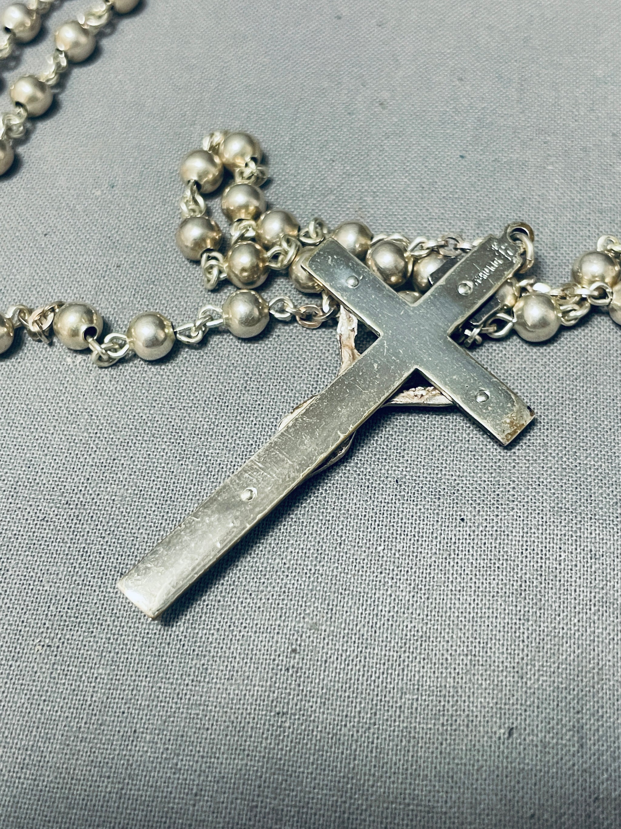 Vintage Sterling deals Silver Rosary