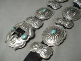 Superior Susan James Vintage Native American Navajo Turquoise Sterling Silver Concho Belt Old-Nativo Arts