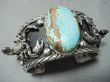 145 Grams San Felipe 8 Turquoise Sterling Silver Scorpions Bracelet-Nativo Arts