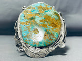 One Of Biggest Ever Vintage Native American Navajo Royston Turquoise Sterling Silver Bracelet-Nativo Arts