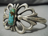 Amazing Vintage Native American Navajo Royston Turquoise Sterling Silver Bracelet-Nativo Arts
