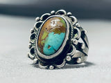 Superb Vintage Native American Navajo Royston Turquoise Sterling Silver Ring-Nativo Arts