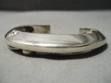 Workmanship Vintage Native American Navajo Turquoise Gold Sterling Silver Bracelet-Nativo Arts