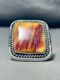 Important Vintage Native American Navajo Ben Begaye (d) Shell Sterling Silver Ring-Nativo Arts