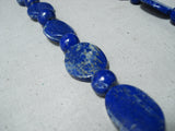 Expressive Navajo Lapis Necklace Native American-Nativo Arts
