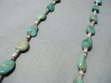 Impressive Santo Domingo Royston Turquoise Necklace Native American-Nativo Arts