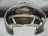 One Of Biggest Best Vintage Native American Navajo Royston Turquoise Sterling Silver Bracelet-Nativo Arts
